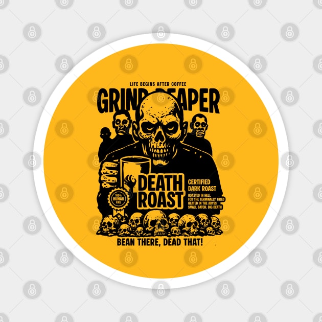 DEATH ROAST Magnet by artslaves